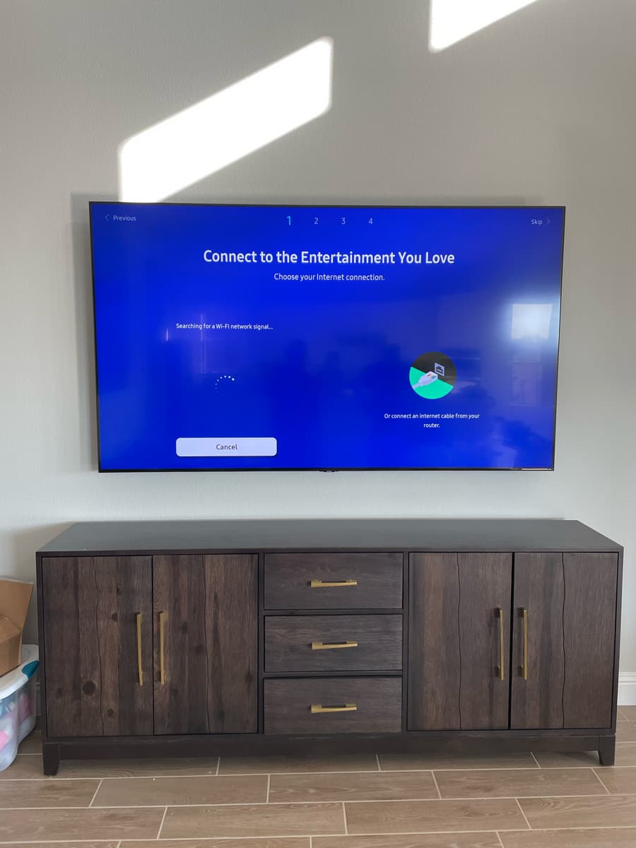 Clean Console Mount — Zero Cables