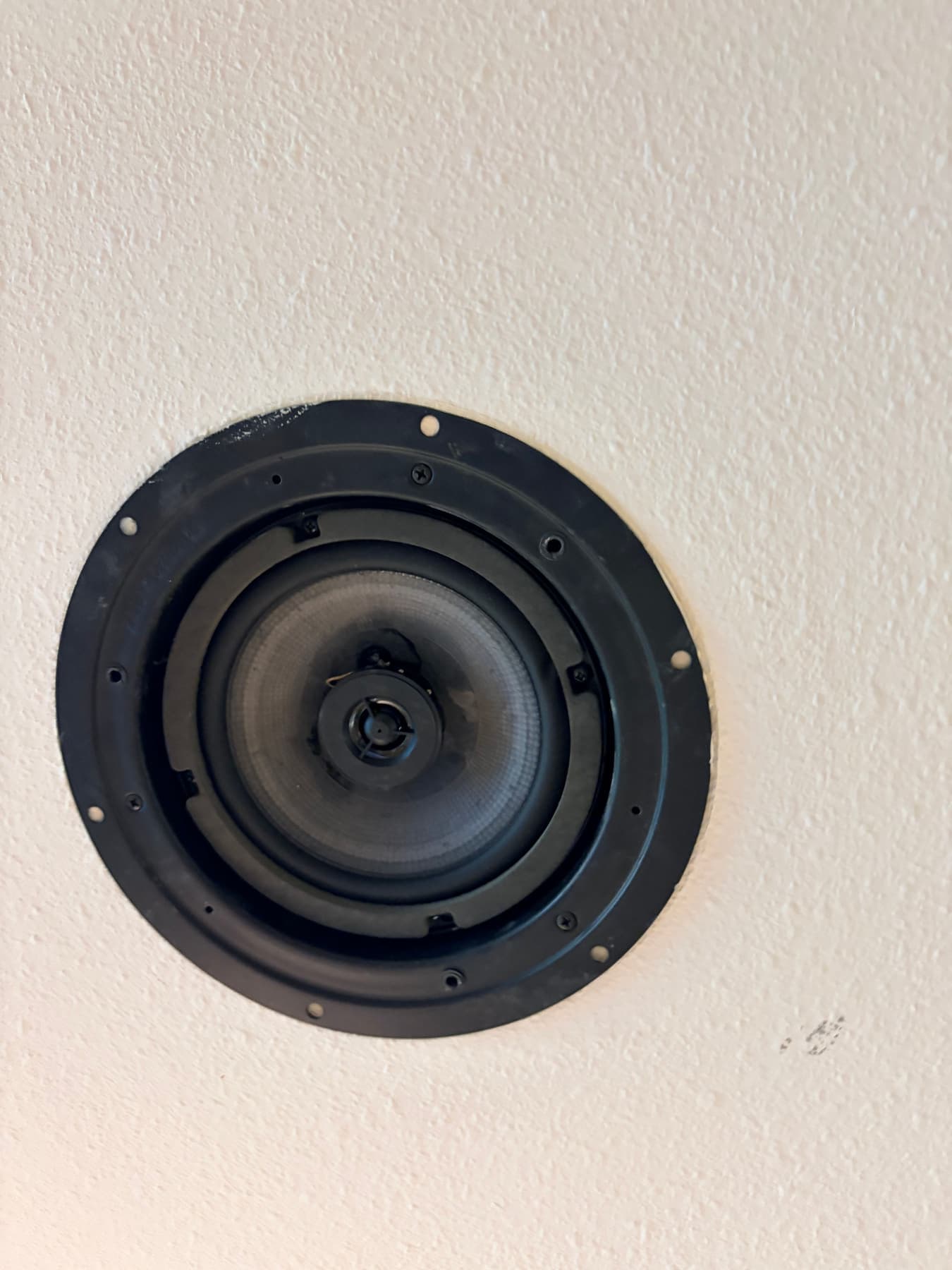 In-Ceiling Speaker Upgrade: Before