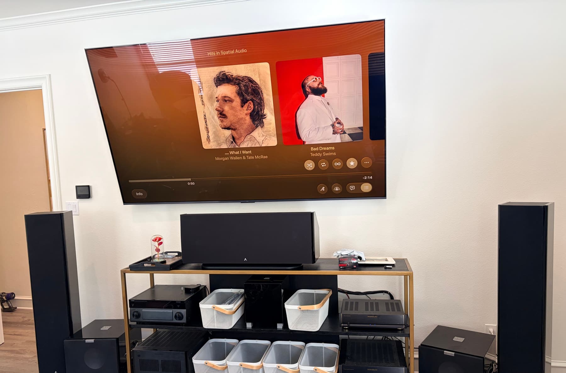Towers, Center Channel, Two Subs