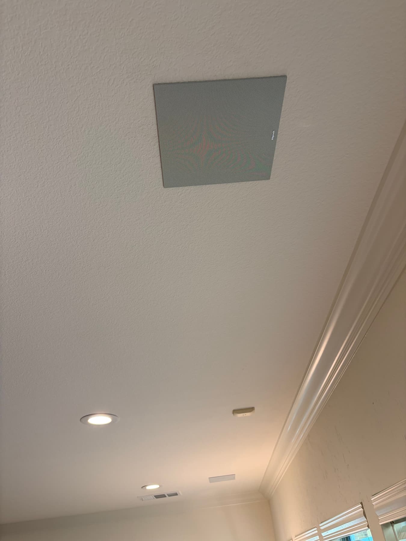 Klipsch In-Ceiling by the Crown Molding