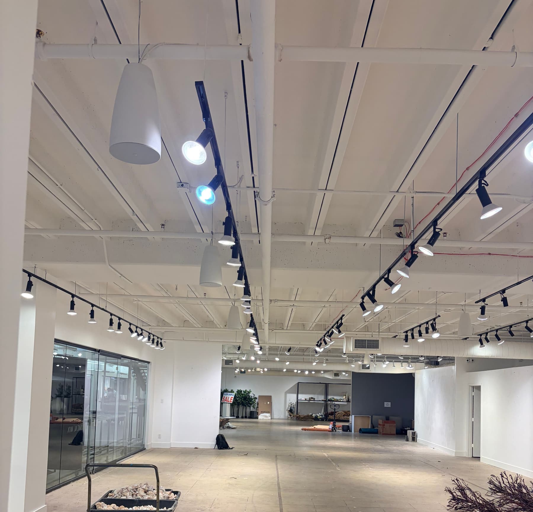 Retail Showroom Pendant Speakers