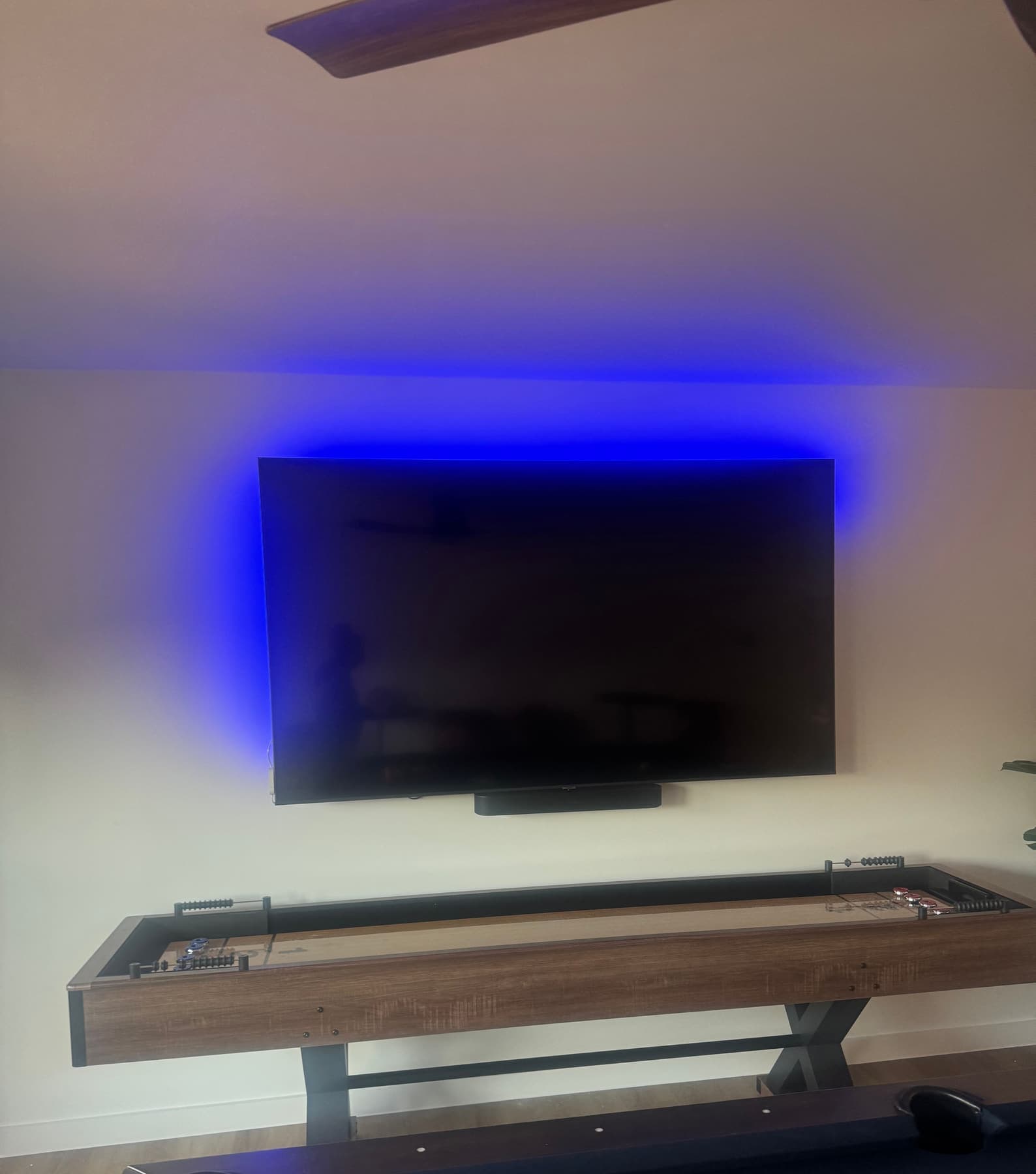 LED Backlight in the Game Room
